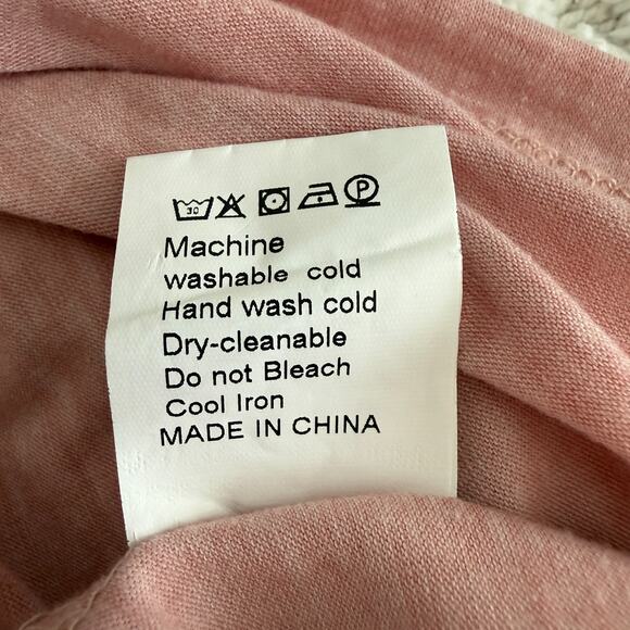 Automet Women's Size XL Pink Top Blouse Tunic Long Sleeve Casual Athleisure - Picture 5 of 10